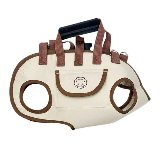 【015】Cute Lion-Embroidered Pet Carry Harness【$92.72】