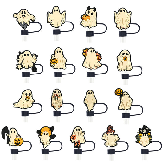【020】Ghost Straw Topper|Spooky Cute Drink Accessory【159.88】